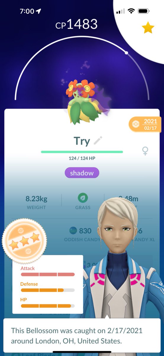josephcup18's tweet photo. Let’s add it on the team and see how it runs #PokemonGO #Shadow #GrassPower https://t.co/UnqM3i9Kik