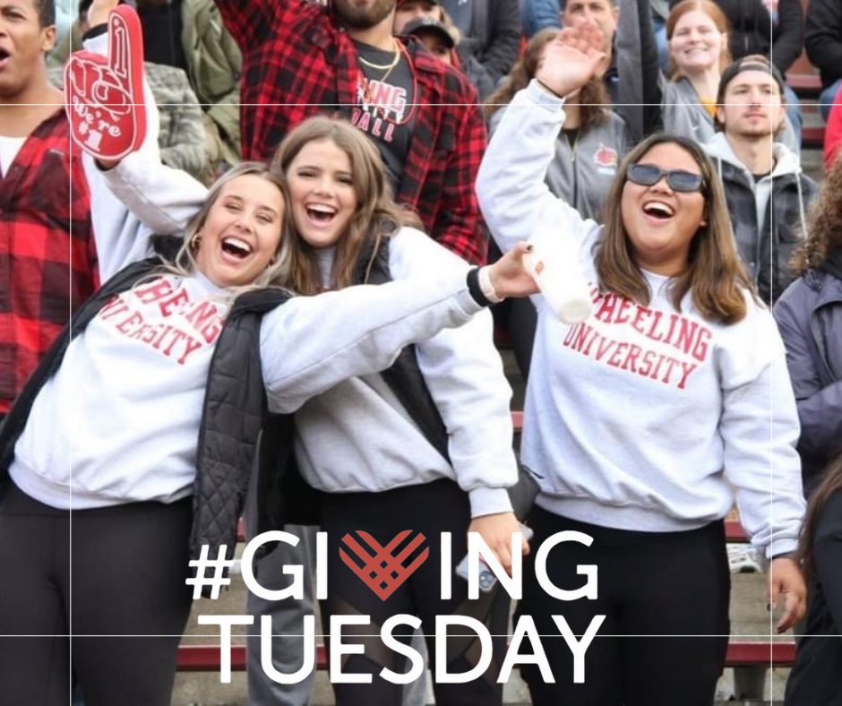 It's Giving Tuesday! A day to celebrate generosity and the causes that matter to each of us.♥️Make a difference in the lives of Wheeling students today: To donate visit: wheeling.edu/cardinalsgive/ #GivingTuesday #WUDayofGiving #CelebrateWheeling