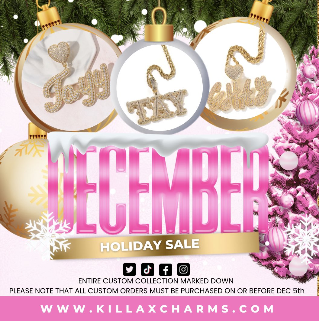 killaxcharms's tweet photo. Holiday Sale  🎄💕. https://t.co/TvIwDfHeAt