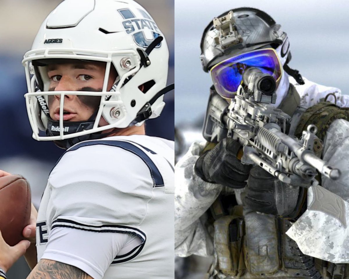 This is brave and inspiring: Utah State QB Levi Williams is giving up college football to become a Navy Seal, he told <a href="/kslsports/">KSL Sports</a> 

He just had a 5 touchdown game that made Utah State bowl eligible, but Williams wants to pursue something that is bigger than both himself and