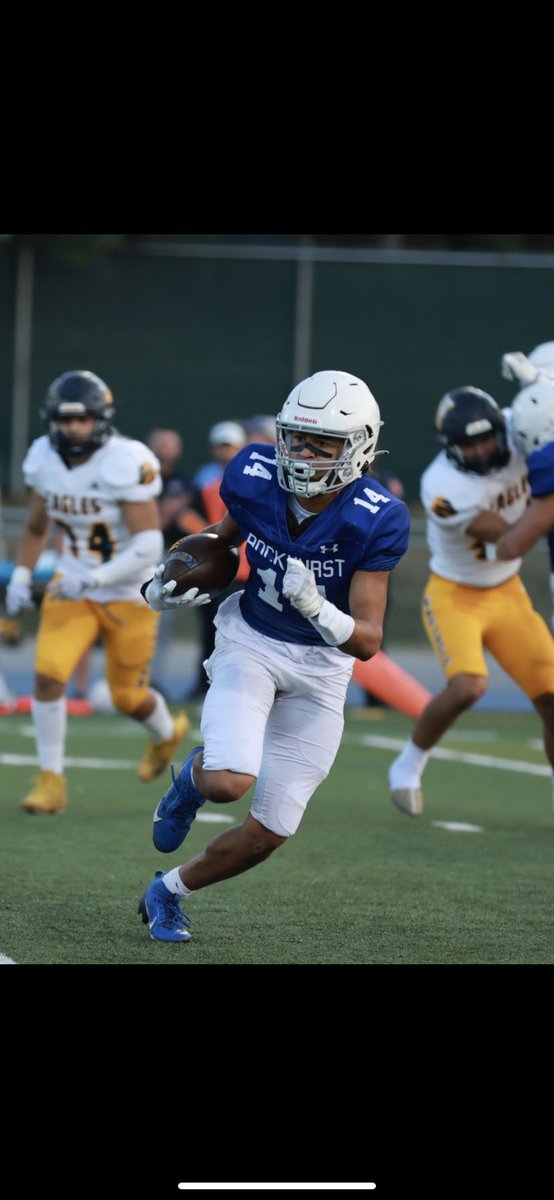 Senior Year Highlights.

hudl.com/v/2MXeiW

Started at WR and DB every game.

Also did KOR and Punt return