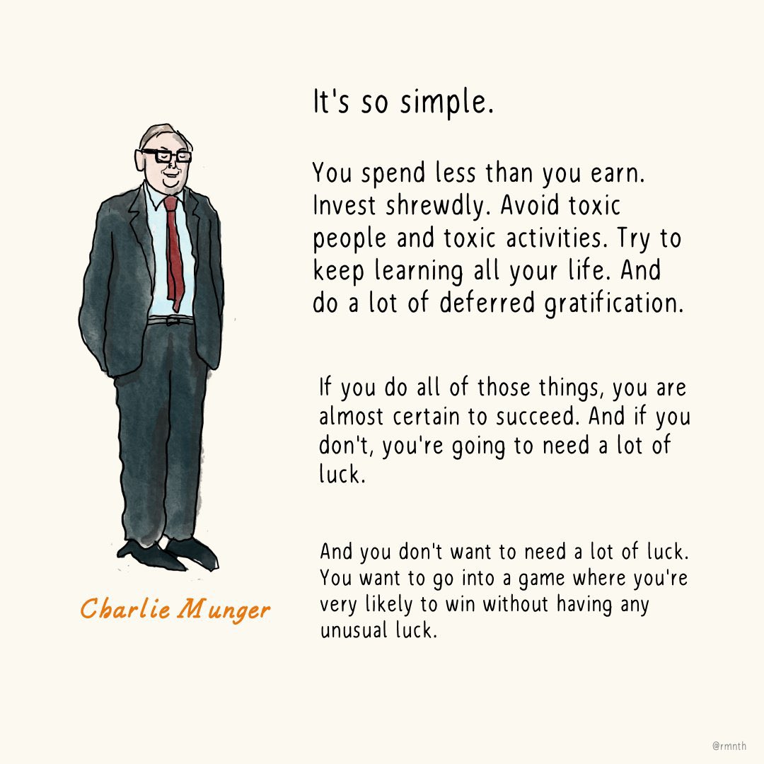 Charlie Munger (1924-2023) What a wise man. RIP 🙏