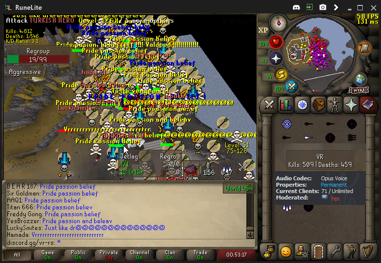 OSRS_VR's tweet photo. 🕛12 hour prep
⚔️VR vs Rot

70+ VR turned out to stand on business &amp; were not disappointed! We fought a highly charged, explosive and super enjoyable fight v Rot, while weak anti-VR could only watch on, powerless to affect anything!

VR STRONG!

https://t.co/CByQlraI8w https://t.co/e6SjAUVwJu