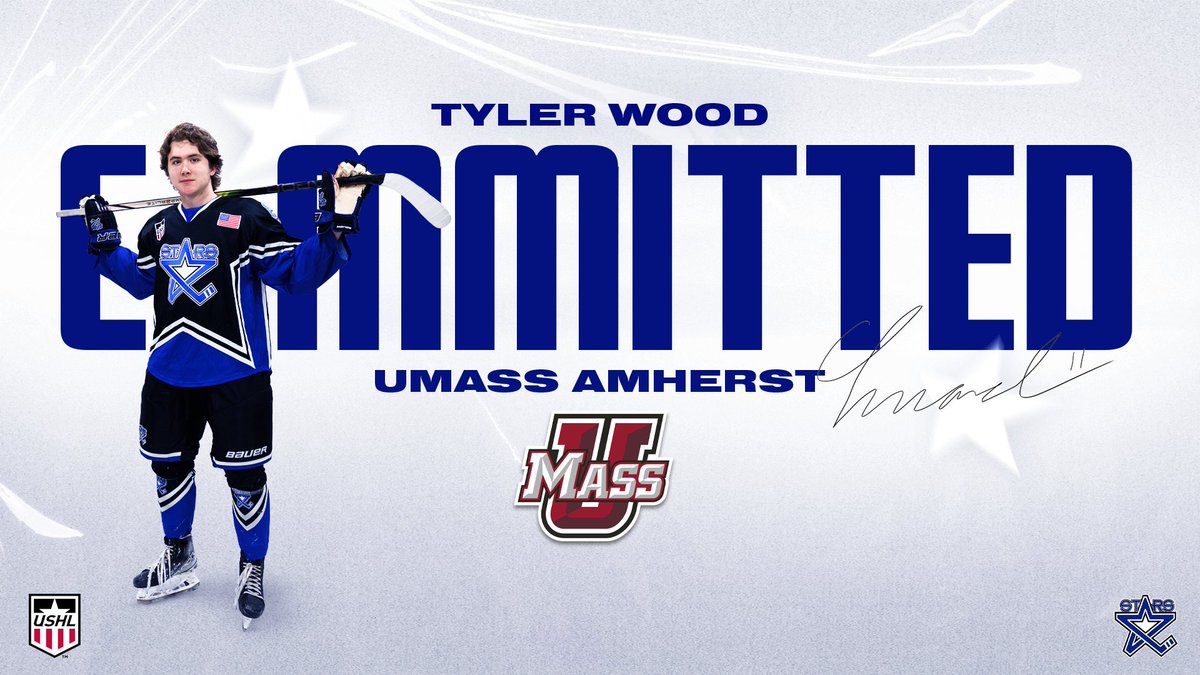 Congrats to Stars forward Tyler Wood on his commitment to <a href="/UMassHockey/">UMass Hockey</a>! #AllAboard🚂 

Full release: lincolnstars.com/news/2023/11/2…