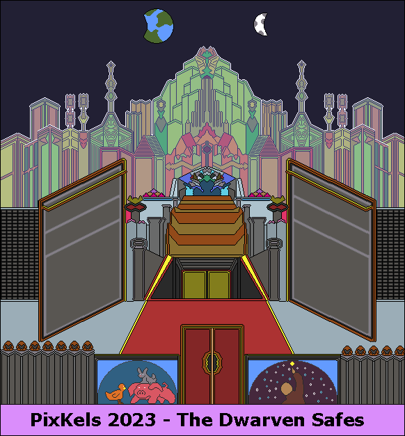 Please check out my piece1/2

The Dwarven Safes, born from my pathfinder world. The Dwarfs gave up their written script long ago as penance for a crime long forgotten. Their lands sunk as a consequence.