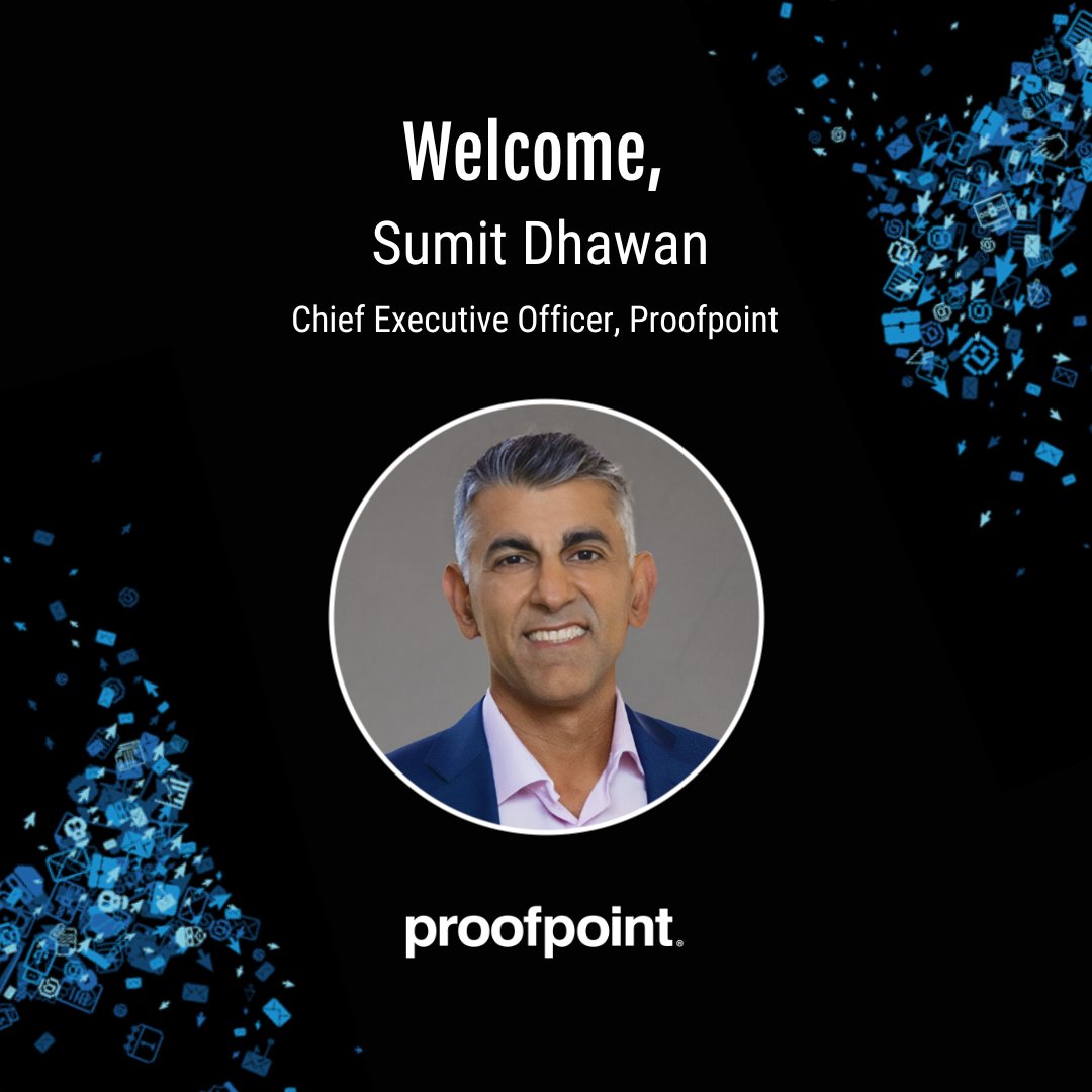 LifeAtPFPT's tweet image. Today, we welcomed Sumit Dhawan as Chief Executive Officer at #Proofpoint. 

Sumit introduced himself in a special All Company Town Hall and shared more about himself and his career journey, followed by a great Q&amp;amp;A session. 

Please join us in welcoming Sumit to #LifeAtProofpoint
