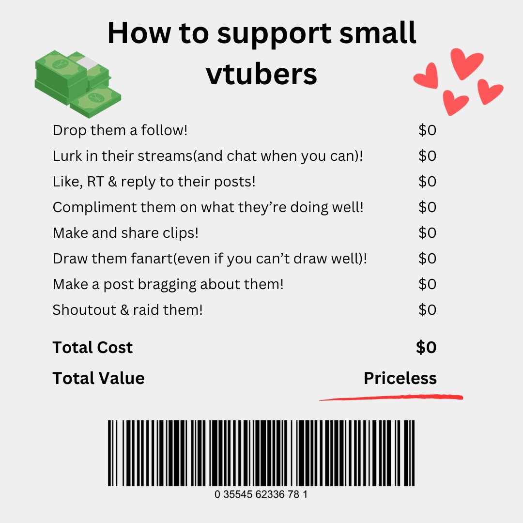 LunarGabriel1's tweet image. You don't have to spend a dime to support your favorite vtubers 💕