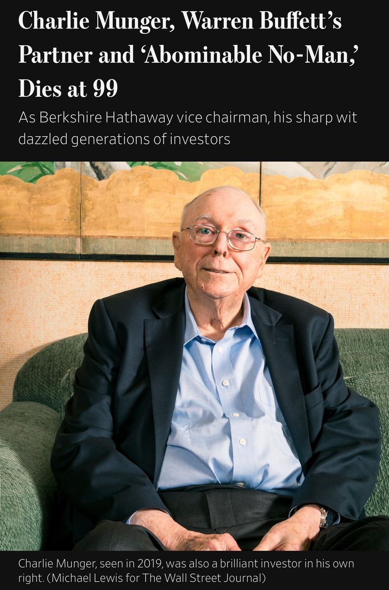 Хоёр өвөөгийн нэг нь өнгөрчихөж. RIP Charlie Munger.