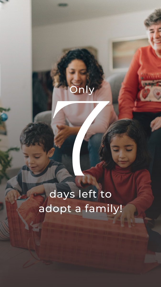 📢 Jeffco Community, 144 families await adoption in our Adopt-A-Family holiday program! Only 7 days left to register. Help us ensure a joyful holiday for everyone 👉 lnkd.in/gj8JJar7