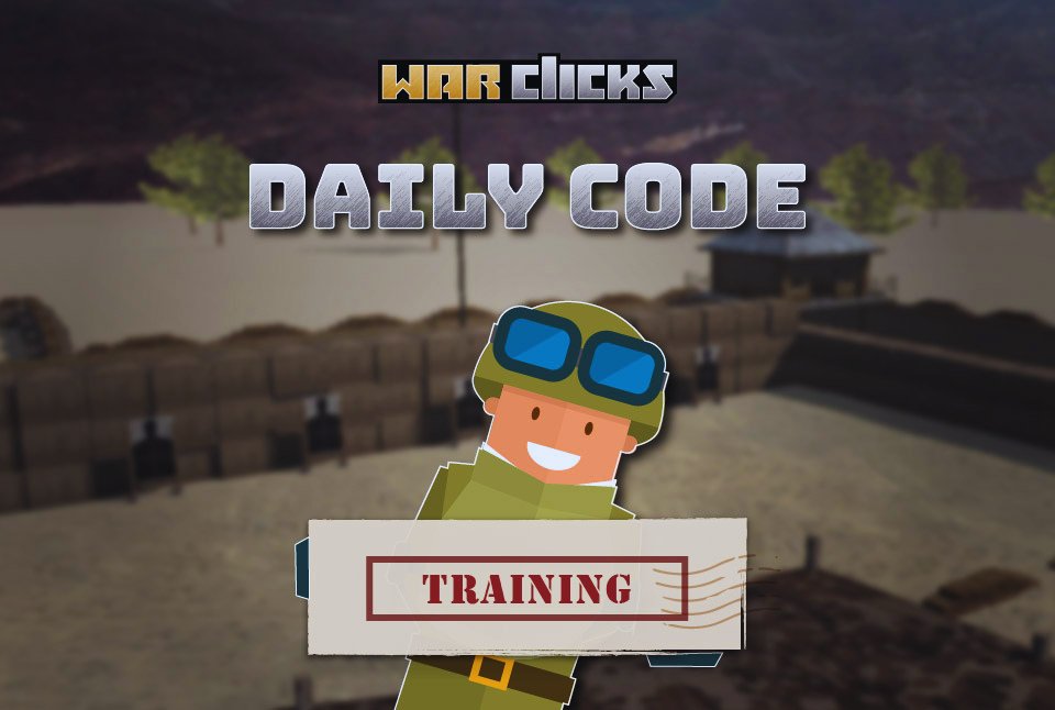 WarClicksGame's tweet photo. 'Confidence comes from discipline and training.'' -Robert Kiyosaki
 Today's code for reward is: TRAINING

Play: https://t.co/pMKgzJmfp8

#indiegame #progressdaily #leaderboardgames #leaderboards #gaming #playtogetherwithfriends #playdaily #indiedev #gamedev #fightforyourcountry https://t.co/4mPTuGDCxS