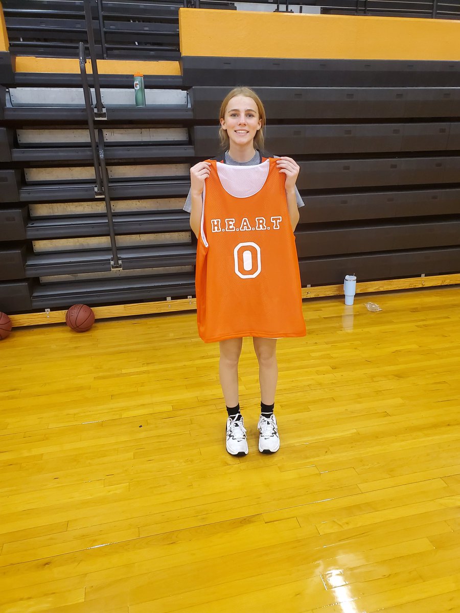 LadyOrioleBask1's tweet photo. First #HEART practice player of the week is @raganpfeifer2 
#OriolePride #EnergyGivers #BePrepared https://t.co/st6WRdheE7