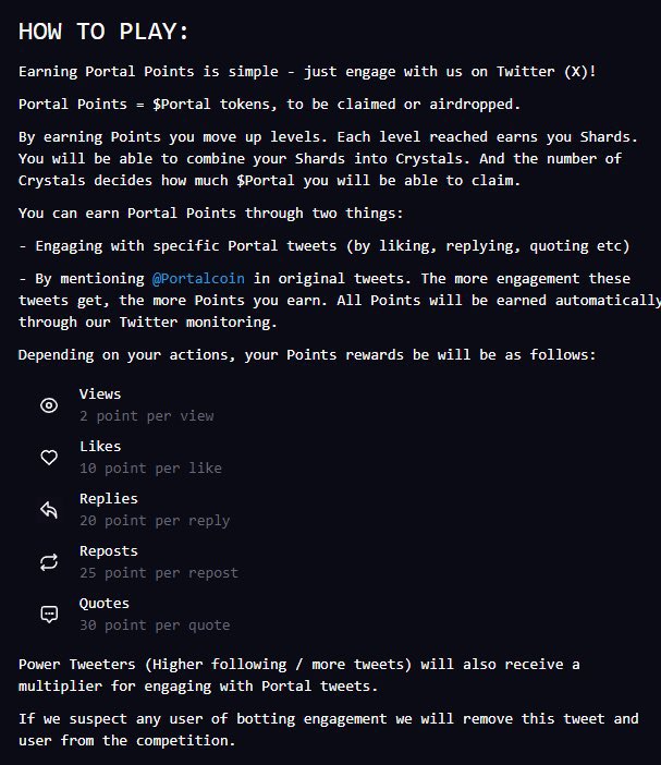 <a href="/Portalcoin/">Portal</a>  RULES and info for all of you wondering what’s happening! 
#Portalcoin