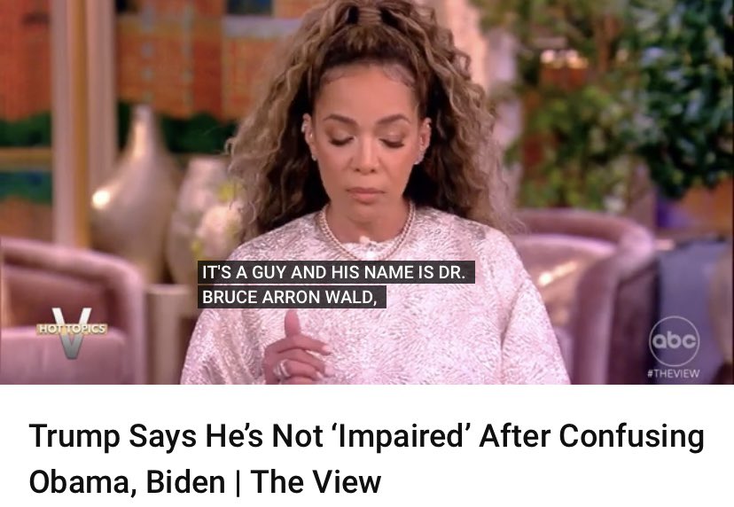 Writers on the View don’t even know Dr. Bruce Aronwald’s gender but are comfortable saying that he is not a medical doctor since he is a DO. 

President Biden’s doctor is also a DO. DOs care for our nation’s leaders on both sides.

#MedTwitter #medx #choosedo #doproud #medicine