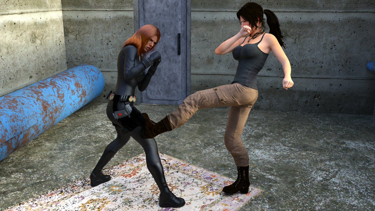 Eldaze_sfm's tweet photo. Lara Croft vs Black Widow [1-4]

More pics at my pаtrеоn, link in my bio ☝

Work made in #Daz3D with a help of my friend.
#LaraCroft #TombRaider #BlackWidow #NatashaRomanoff #Avengers #defeated #ryona #fight #catfighting #femdom #legkick #beating #girlvsgirl #catfight #3dartwork https://t.co/4EDiRqccXg