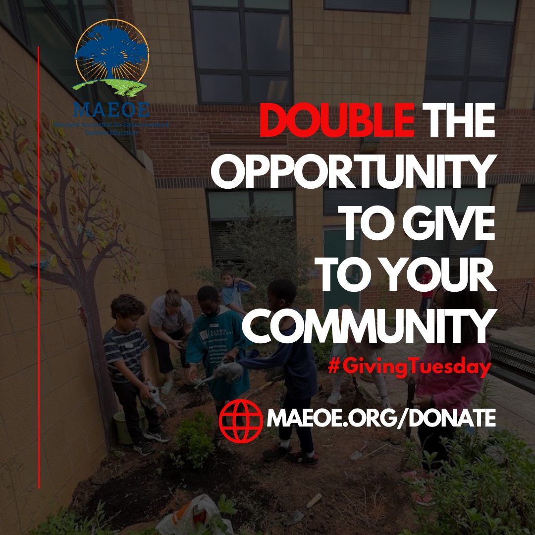 Time is running out! But, you still have time to contribute to the growth and development of MAEOE's educational programs. A donor will DOUBLE any amount up to $20k. Let's double our efforts and impact with a purpose! #GivingTuesday #Maeoe Donate Today: maeoe.org/donate