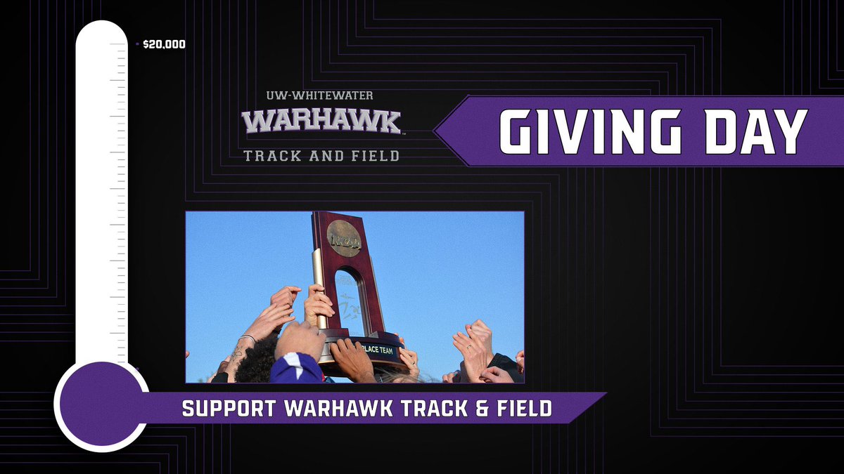 Support Warhawk Track &amp; Field on Giving Day! 

uwwsports.com/sports/2020/7/…