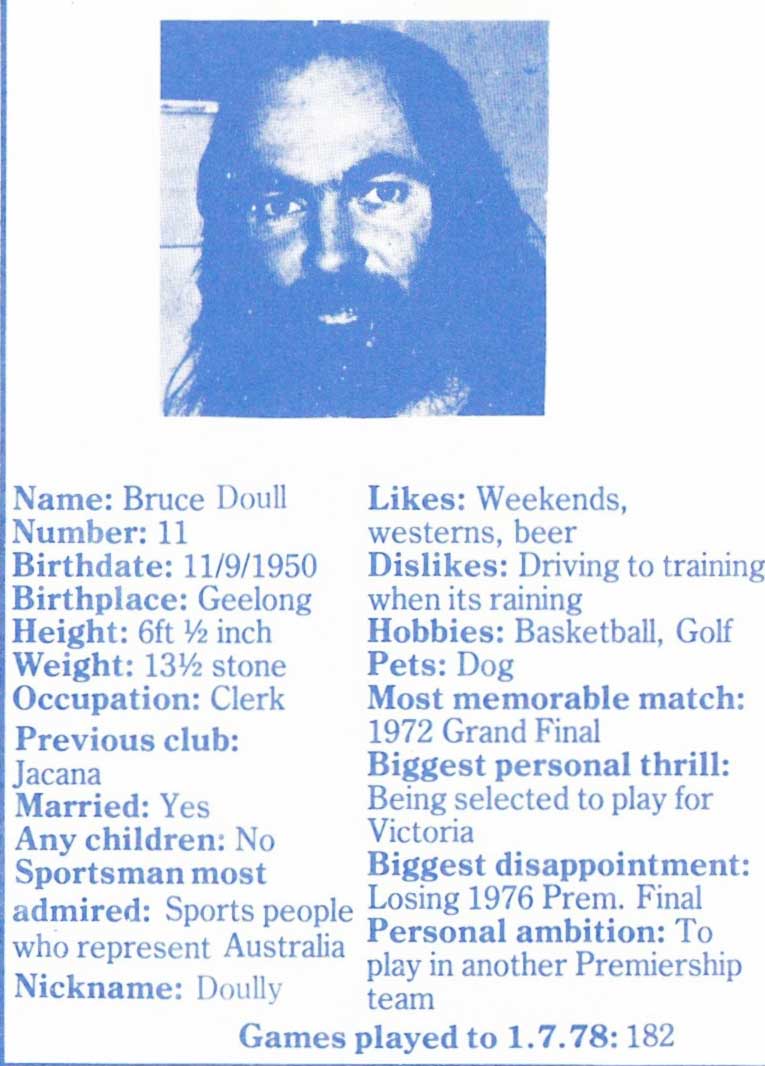Blueseum's tweet image. Uploaded a lot of pics to the Blueseum last night.
Found a heap of pictures I had scanned in 2015 and forgot to upload!!
Here are some of the highlights of 1978 player profiles. :)