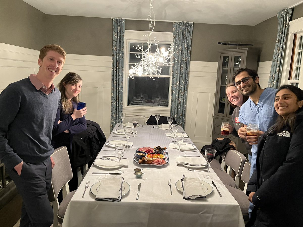 Our annual Career Advisement Dinner for the PGY4 and PGY5 residents! This includes not only yummy food, but advice, guidance, and recommendations from program leadership and a few other attendings at various stages of their careers. #otolaryngology #residency #career