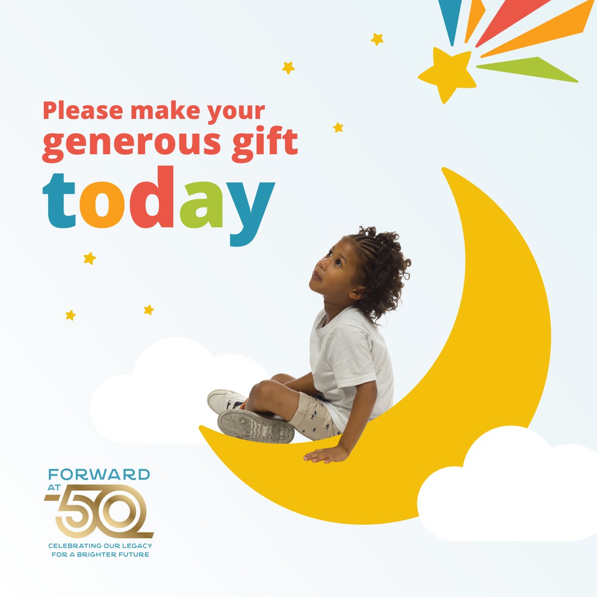 Join our movement TODAY #givingtuesday to ensure #childcaretodaytomorrow ~ When you give today, you’ll receive a sweet magnet as a special thank you gift! 🌜Give here ➡️ childrenscouncil.org/giveback #childrenscouncilat50