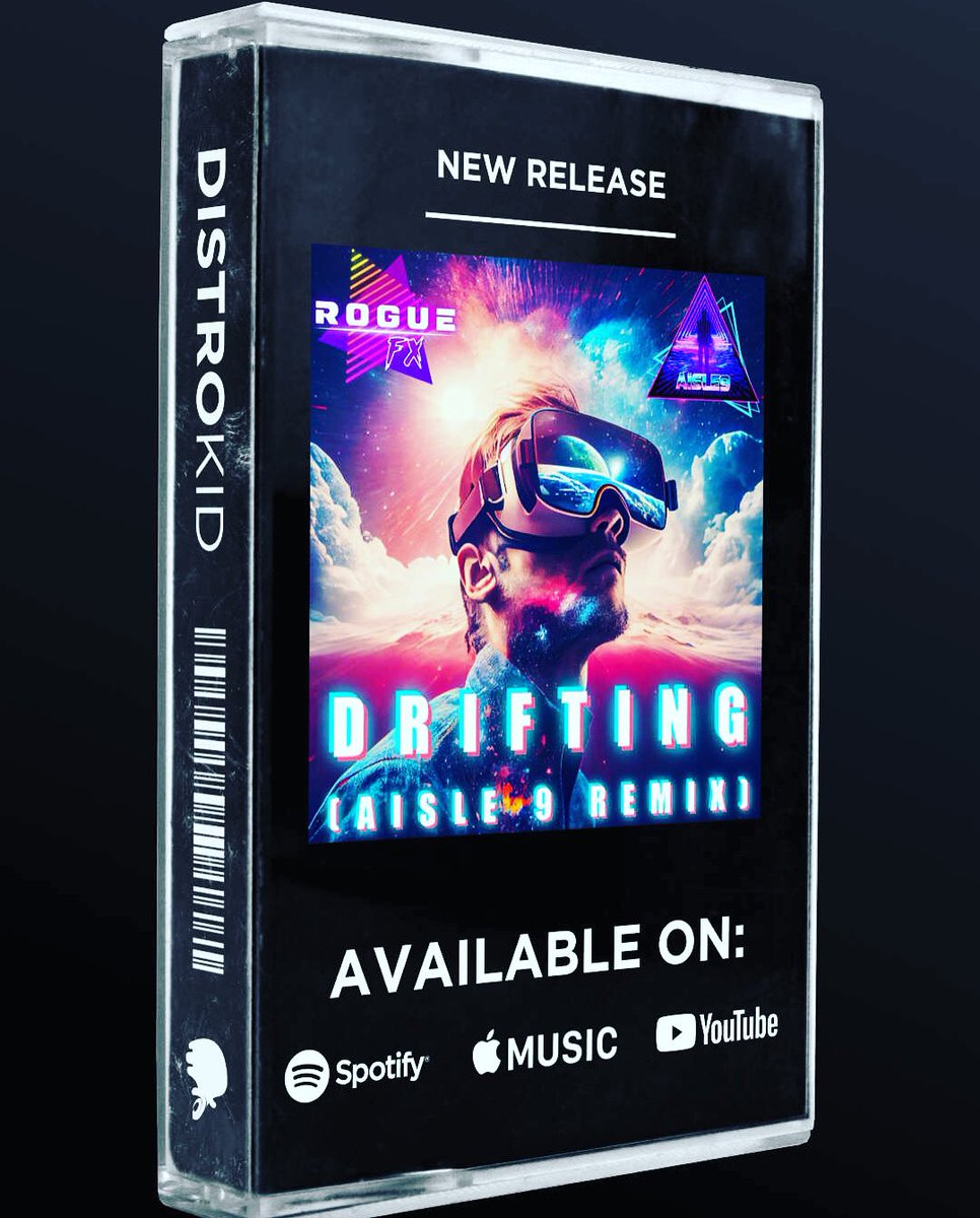 The epic <a href="/aisle9music/">Aisle9</a> remix of <a href="/roguefxsynth/">roguefxsynthwave</a> Drifting is out now

From the forthcoming Ep The Fifth Step Remixed available Dec 8th

All links / pre save in bio or below

linktr.ee/roguefxsynthwa…