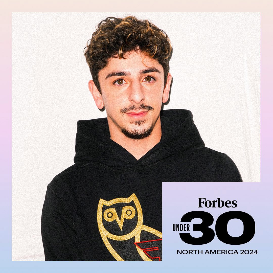 Damn.. Forbes 30 under 30! This is a dream come true man. Huge thanks to my loyal supporters who show mad love everyday 🤞🏻❤️ Shoutout my friends, family, and my team who push me to keep grinding!! Love what I do man 🙌🏻