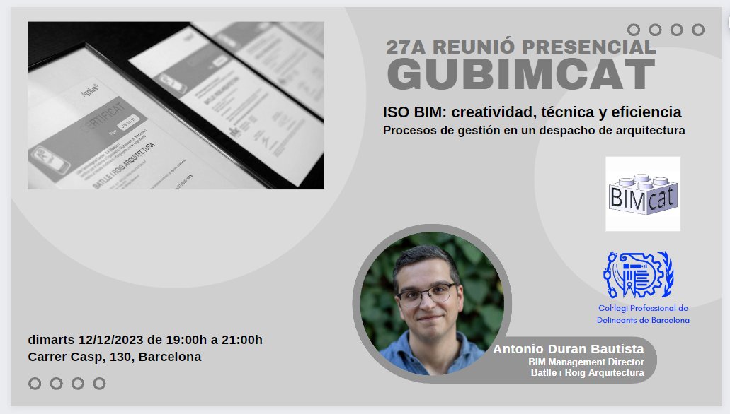 Grup Usuaris BIM Cat tweet media