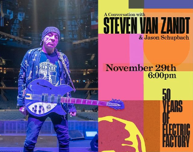 DrexelNOW (@drexelnow) on Twitter photo TOMORROW! <a href="/StevieVanZandt/">🇺🇸🕉🇺🇦🟦Stevie Van Zandt☮️💙</a> will be virtually speaking at <a href="/DrexelUniv/">Drexel University</a> in conversation with <a href="/DrexelWestphal/">Drexel Westphal</a> Dean Jason Schupbach. 
Register here: drexe.lu/4129lf2 TOMORROW! <a href="/StevieVanZandt/">🇺🇸🕉🇺🇦🟦Stevie Van Zandt☮️💙</a> will be virtually speaking at <a href="/DrexelUniv/">Drexel University</a> in conversation with <a href="/DrexelWestphal/">Drexel Westphal</a> Dean Jason Schupbach. 
Register here: drexe.lu/4129lf2