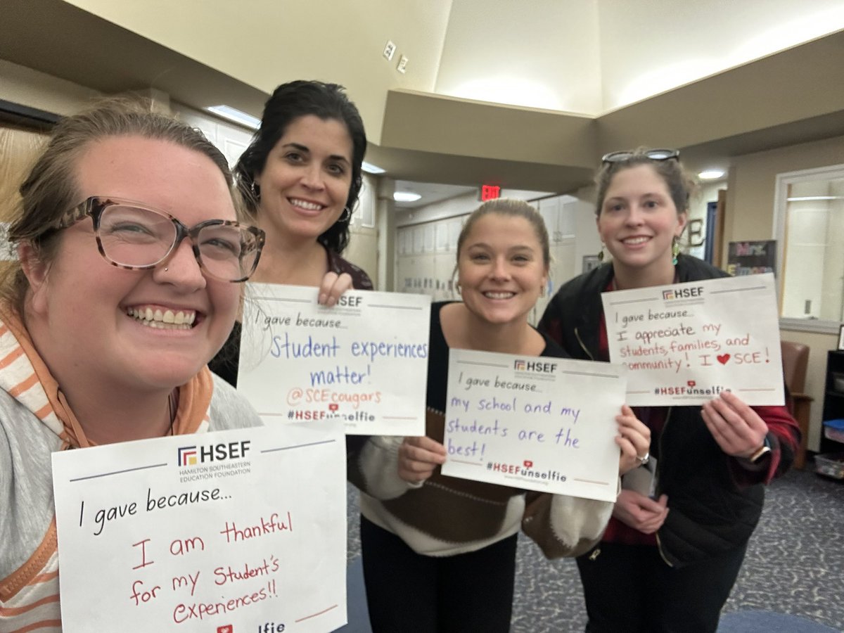 MrsBuennagelSCE's tweet photo. Giving back to our school on this Tuesday!!! @SCECougars @hsefoundation @MeganMartindal4 @MrsElmoreSCE https://t.co/TeiuvxbIWz