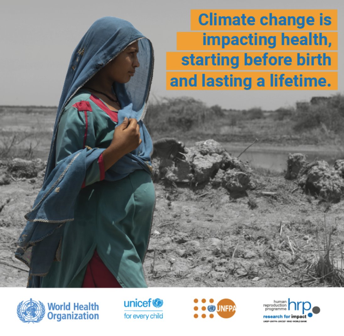 Climate change endangers health. Impacts start even before birth and can last a lifetime.

Women, newborns and children need effective #ClimateAction now and their needs must be prioritized in the climate response.

#COP28UAE