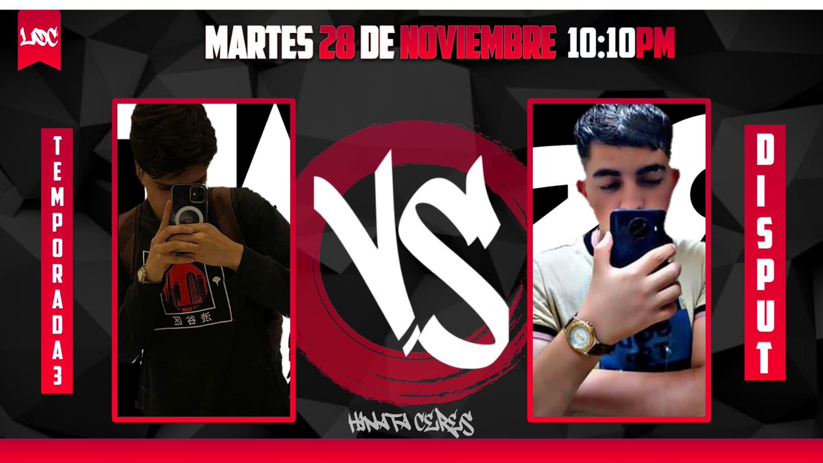 Enfrentamiento de hoy:

<a href="/By__Twilight/">Twilight 🌙</a> vs @RedNine_G 

¿Quien pasará a la GRAN FINAL de la división DISPUT?

#LEAGUEOFCHAMPS3✨️

#LOC🏆

#GEARSOFWAR5🎮