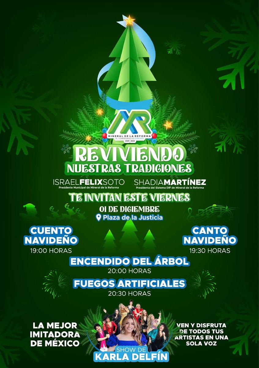 Shadia_Mtz's tweet photo. Únete a esta gran fiesta el 1 de diciembre en la #PlazaDeLaJusticia a partir de las 7:00 pm y compartamos momentos inolvidables en familia. ¡Te esperamos! #Navidad2023 #TrabajoDeCorazón #ReviviendoNuestrasTradiciones https://t.co/hdpxjZ5One