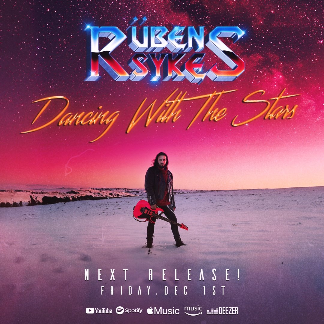 Next Release! Friday, Dec 1st‼️ Are you ready to dancing with the stars? 🌠🎸 #newsingle #newsinglespotify #itunes #newmusic #instrumentalguitar #80srock #goth #vaporwavevibes #NewRelease #80smetal #ibanezguitars