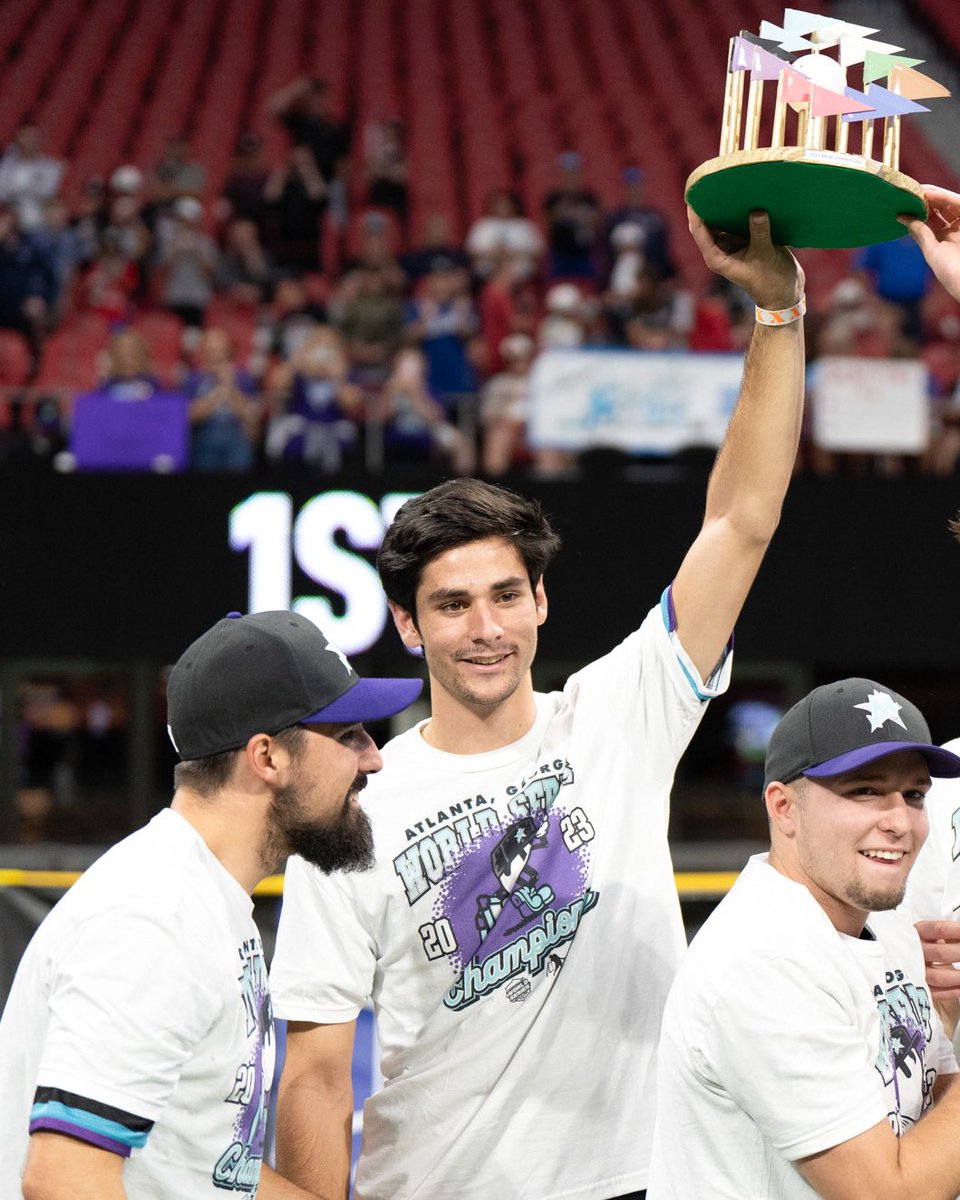 MLWWiffleBall's tweet photo. THE SILENT ASSASSIN π€«
Magic OF AJ Ackerman is your 2023 MLW World Series MVP!! The first player EVER to win the award after not starting in WS Game 1.
#RoadToATL | #MLWWorldSeries https://t.co/NTfBQKv25d