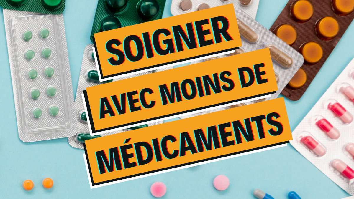 Nouvelle vidéo ! 
Les médicaments ne sont pas le seul moyen de soigner 
➡️ youtu.be/EHp183-DdeQ
Collaboration avec <a href="/ansm/">ANSM</a> 
avec une pensée pour <a href="/RevuePrescrire/">Prescrire</a>