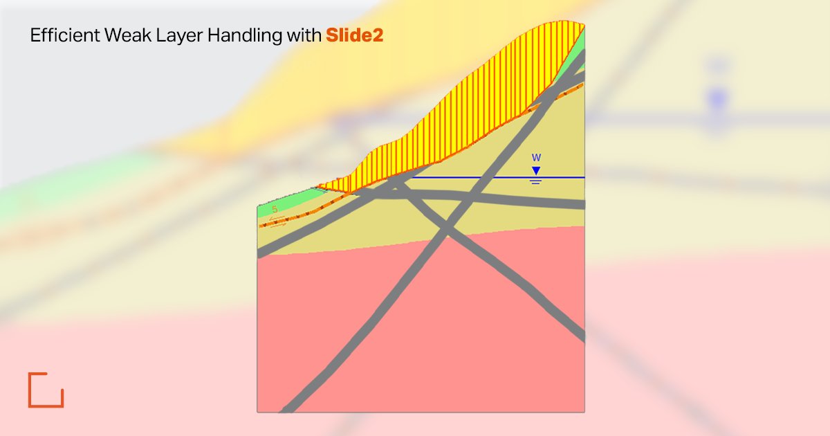 Rocscience's tweet image. Introducing the Heuristic Weak Layer Handling method in our leading LEM tool, #Slide2 - an innovative way to navigate the intricacies introduced by weak layers in shaping slip surfaces. Learn more here: bit.ly/49Uv5xe

#SlopeStability #GeotechnicalEngineering