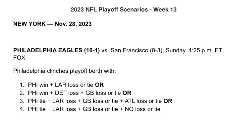 Playoffs? Yes, playoffs. Via ⁦@NFL345⁩