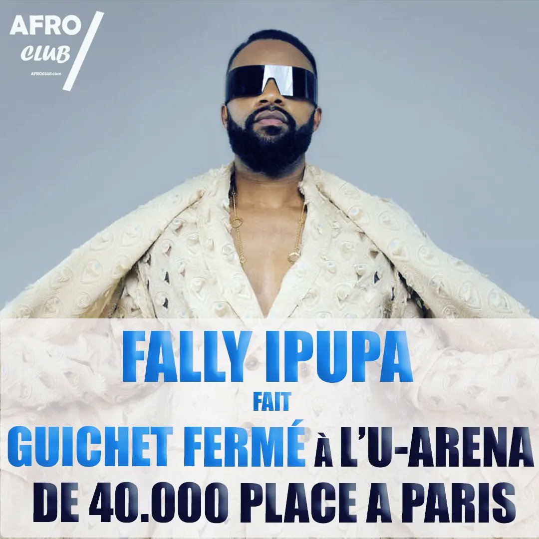AfroClubMusic's tweet photo. FALLY IPUPA REMPLI LES 40.000 PLACES DE L'U-ARENA DE PARIS 🤯😱🏟️🎤
Le #Roi de la #RUMBA Congolaise a fait vibrer le public dans la gigantesque salle de l’#UArena de #Paris, la plus grande d’#Europe.
#FallyIpupa s’est produit au son des #Musique #Urbaine #Africaine
#FallyArena https://t.co/BsnVVAVr9m