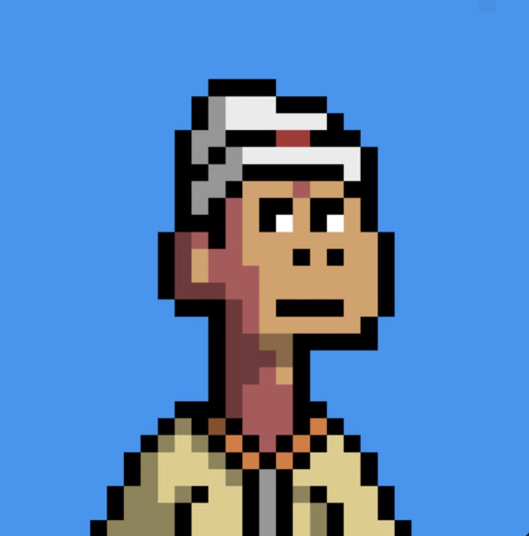 0xPanderx's tweet image. I won this nice monkey just to spread good vibes on @BitMonkeysClub . Join to the discord and have fun with us.