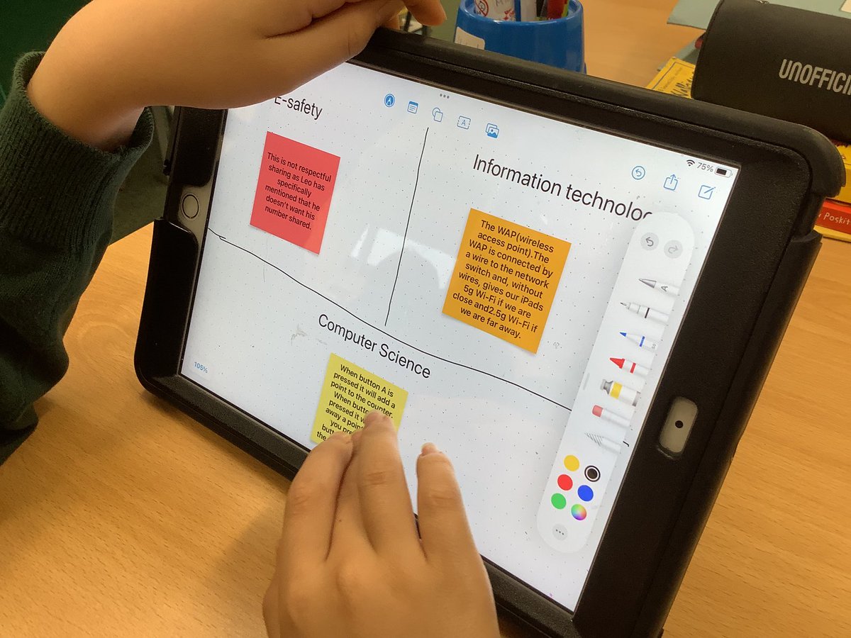 ComputingHG's tweet image. Y5: Retrieval Practice 

At the start of every lesson we retrieve knowledge from E-Safety, Information Technology and Computer Science. Children know the three strands that make up computing in our school 👏.

#HardwickGreenPA
#HardwickComputing
#ELTComputingY5