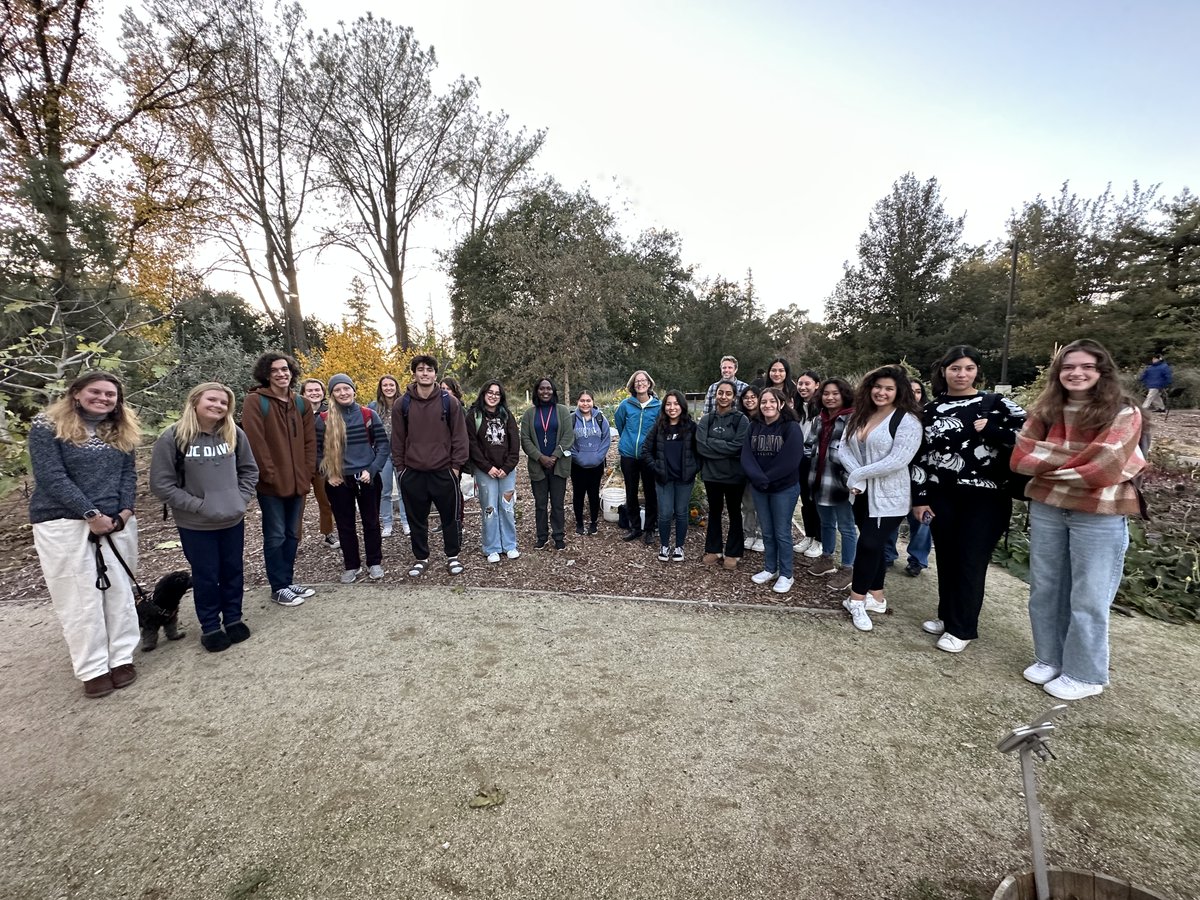 HortInnovLab's tweet photo. Awesome turnout at the @HortInnovLab Demonstration Center and garden yesterday! Wonderful to see so many engaged and interested in international ag development in this  Fall 2023 @UCDavisPlants IAD undergraduate course led by @amandavcrump🌱 - thanks for stopping by! #ag4dev https://t.co/ichYYZyXBZ