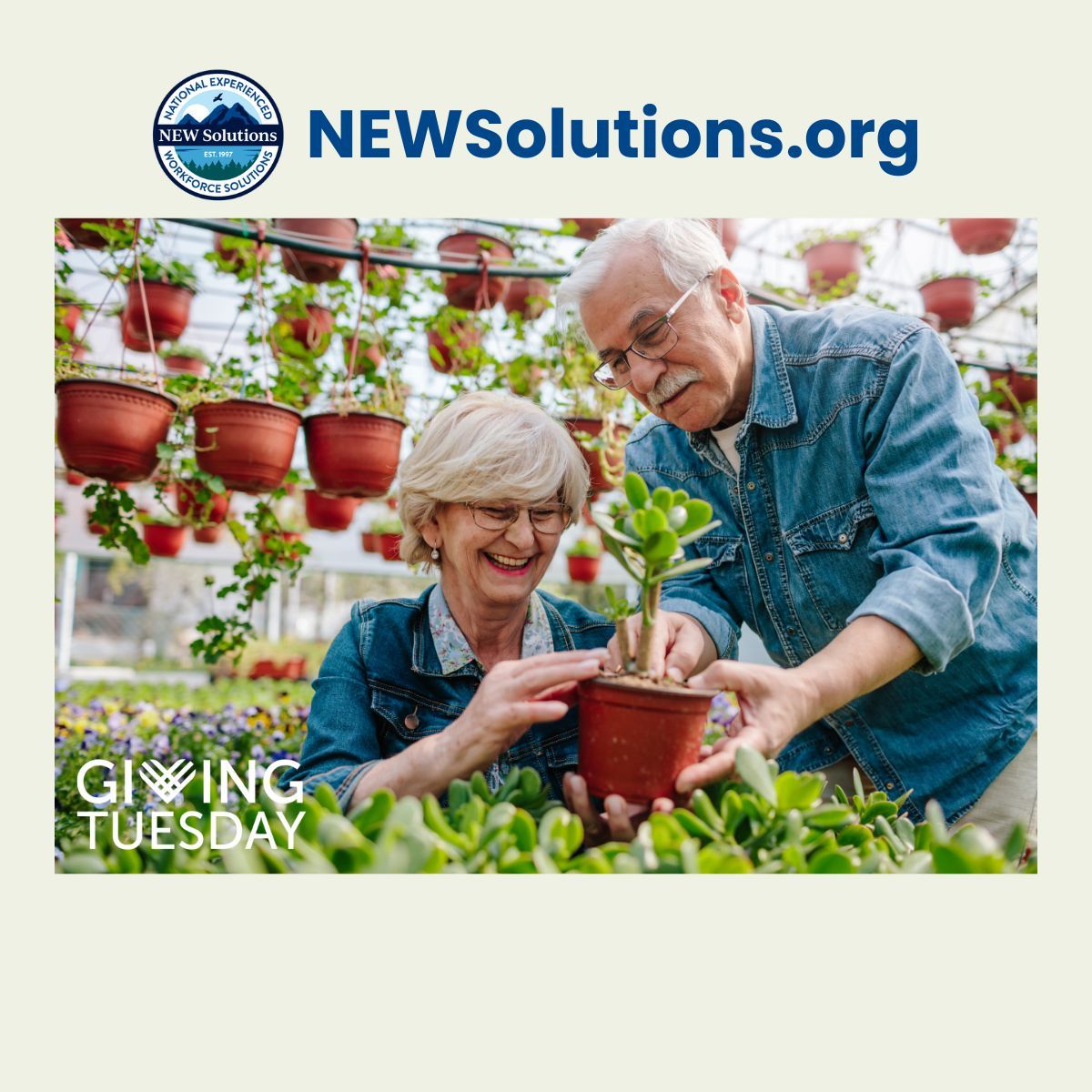 NEWSolutionsUS's tweet image. If you share our passion for the #PowerOfExperience, donate today at buff.ly/3ARGw8V . Take advantage of a generous $5,000 match by an anonymous donor and help us reach our $17,000 goal!  #GivingTuesday #NEWsolutions