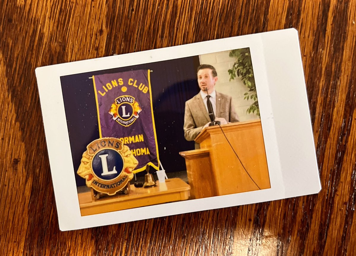 deckfornorman's tweet image. Spoke w #NormanOK Lions Club about session and consequences of legislation. Answered questions on private school vouchers, tribal tags, and state versus local control. If you’d like to schedule an update with your group, please email melanie.sifuentes@okhouse.gov
#hd44 #staterep