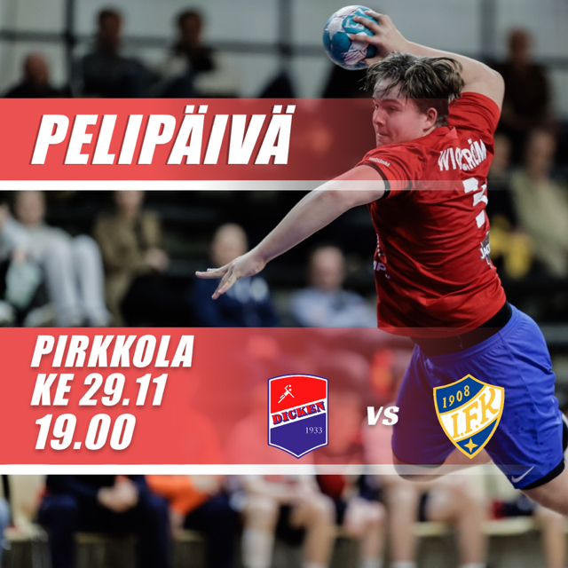 ÅIFK vierailulle keskiviikkona! dicken.fi/index.php/herr… #käsipallo #handboll
