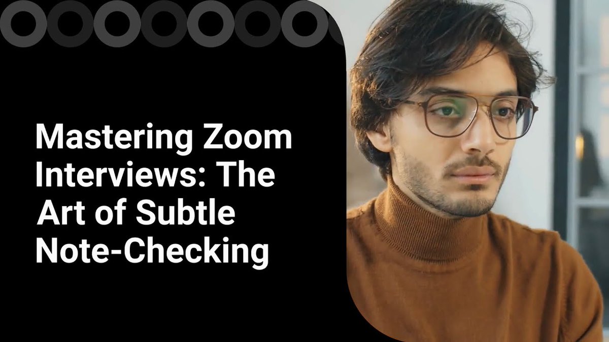 mmittleman1's tweet image. Master Zoom interviews with the Art of subtle note-checking. Learn the innovative MTP strategy, the importance of strategic screen positioning, and tips to enhance your digital presence.#ZoomInterviewTips #DigitalInterviewSuccess 📓✅
zurl.co/uDLE