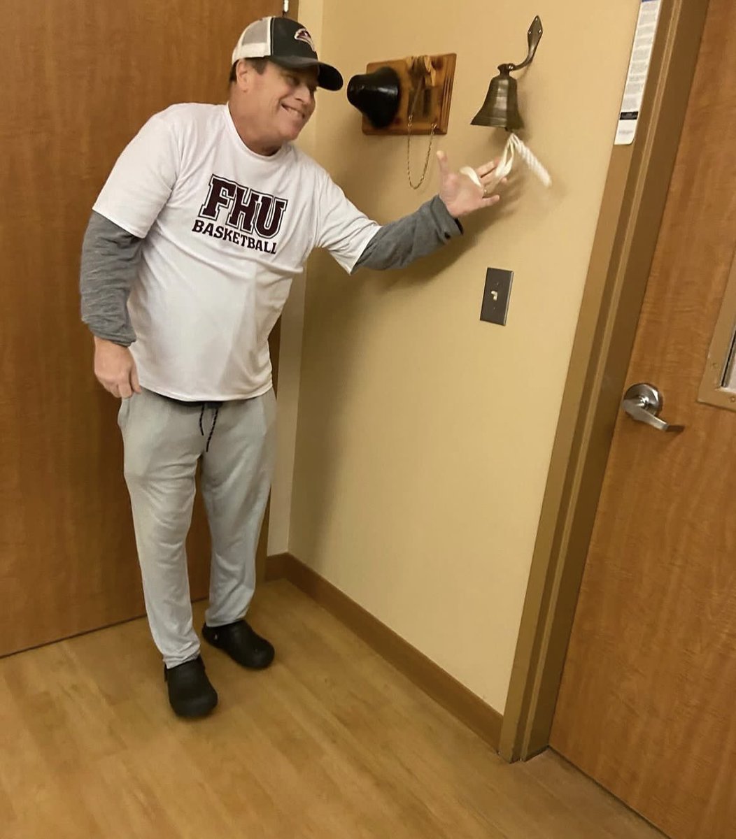 2PLAW's tweet photo. Dad just finished his last round of chemo! Only a few more radiations left! #BLAWSTRONG https://t.co/gIOUhVKor6