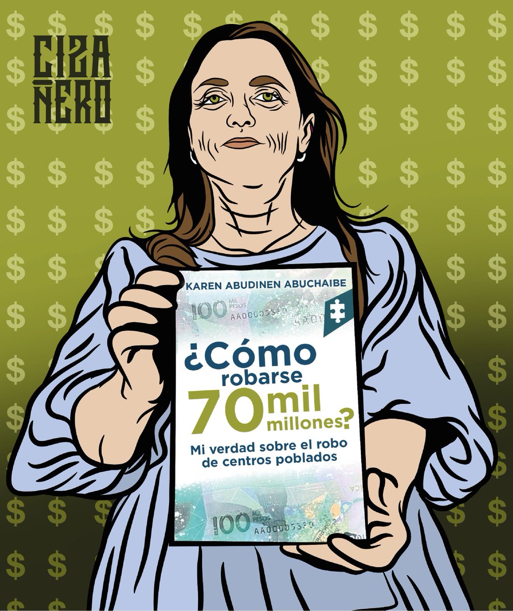 Cizanaparatodos's tweet photo. Cinismo descarado: Karen Abudinen escribió libro sobre los 70 mil millones perdidos en centros poblados. https://t.co/Jes9rFHdCS