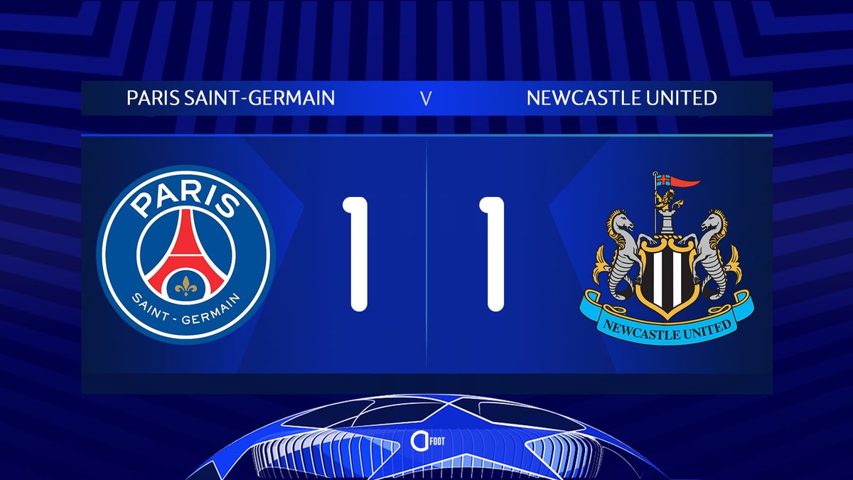ActuFoot_'s tweet image. ⚽️ BUUUUUUUUUUUUTT DE MBAPPÉÉÉÉÉÉ !!! LE PSG ÉGALISE À LA 90+8' !!! 🔴🔵

PARIS 🇫🇷  1-1  🏴󠁧󠁢󠁥󠁮󠁧󠁿 NEWCASTLE