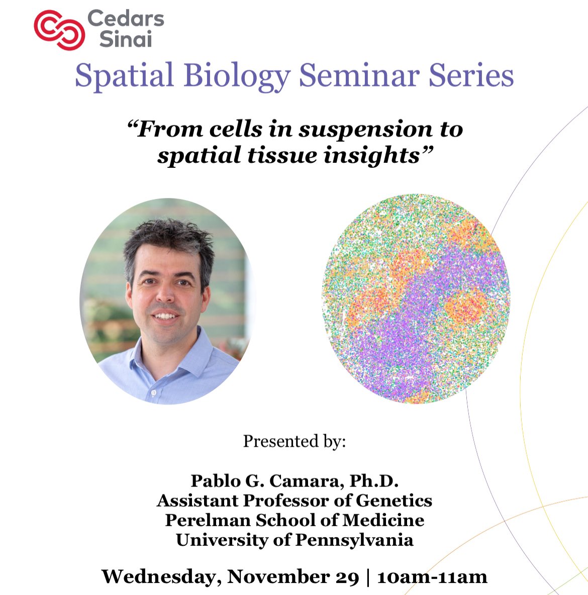 At the Spatial Bio Seminar, we give thanks for spatial omics joining the adult table!
Scooch microarrays, soft foods are down there (Kidding, we respect our elders)

Join us Wed 10 Pacific for <a href="/camara_pg/">Pablo G. Camara</a> of <a href="/PennMedicine/">Penn Medicine</a> as he bridges single cell to spatial bio. DM/reply for link