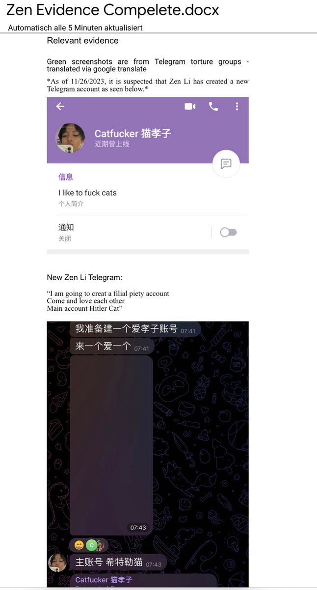 Tom97An's tweet photo. #chinese - Zen Li/ Zhenfei Li . He lives in 1750 Waverly Cv, Alpharetta, GA 30004-0669.  Graduated from: Savannah College of Art and Design.  Now he changed his @telegram name to „catfucker“ and admits to rape cats.  He’s a danger to US SOCIETY ! https://t.co/yM2P5k4atb