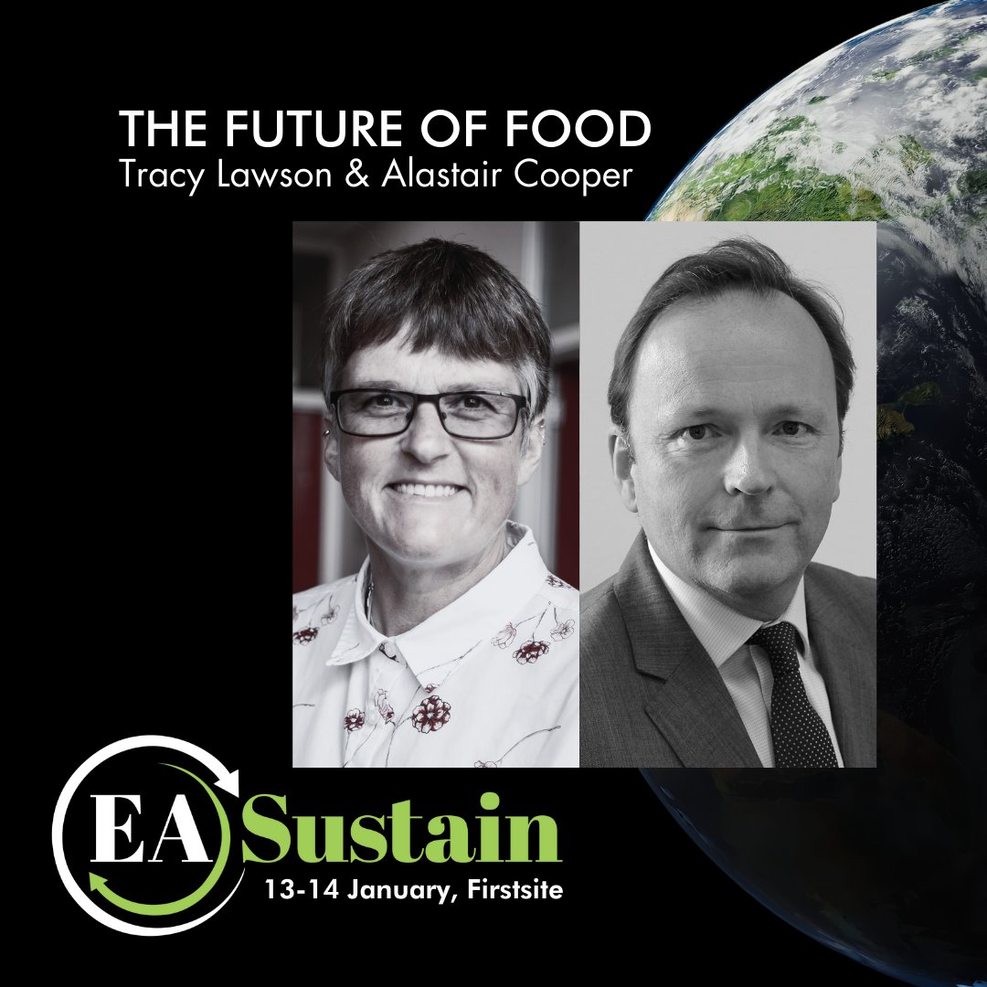 EA Sustain: On 14 Jany, we will talk about The Future of Food with @Uni_of_Essex @DrTracyLawson & top agri-tech investor Cibus Capital. Whether it's modifying plants to cope with climate change or fake meat, there are different strategies for protecting humankind's food supply.